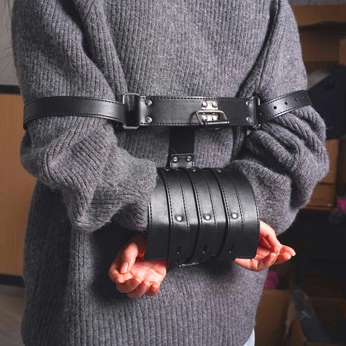 Bondage arm binder behind - bondage,