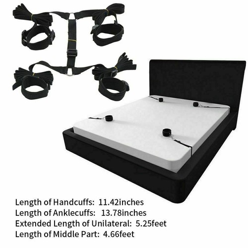 Bed bondage restraints set - bed,